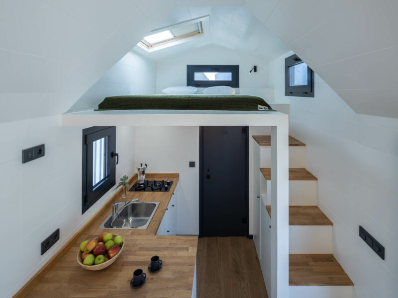 Tiny House on wheels, voll ausgestattet und möbliert