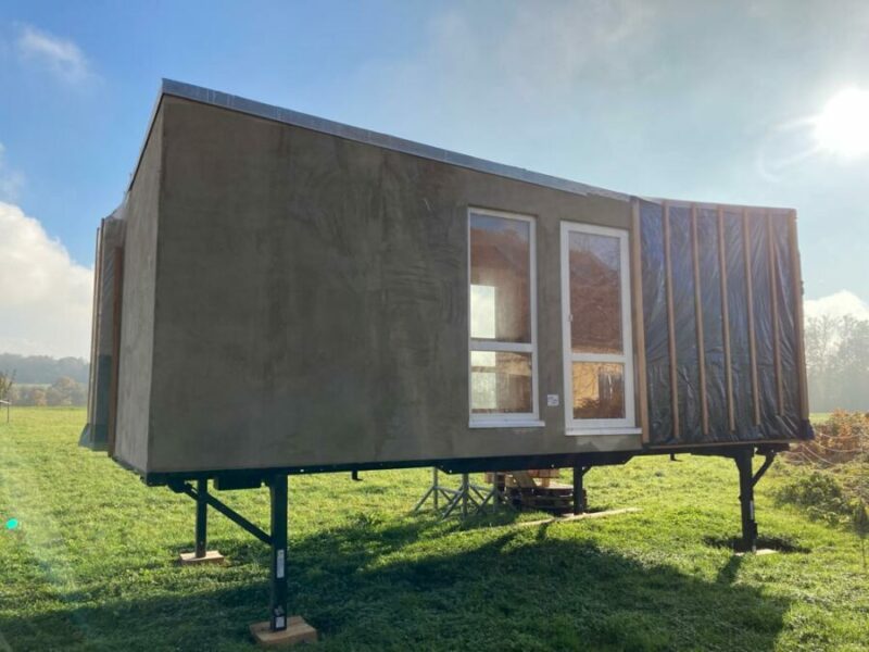 Tiny House in Holzbauweise zu verkaufen, zu 90% fertiggestellt, von privat