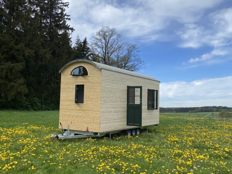Tiny House, Bauwagen, ökologisch hochwertig gebaut, voll ausgestattet