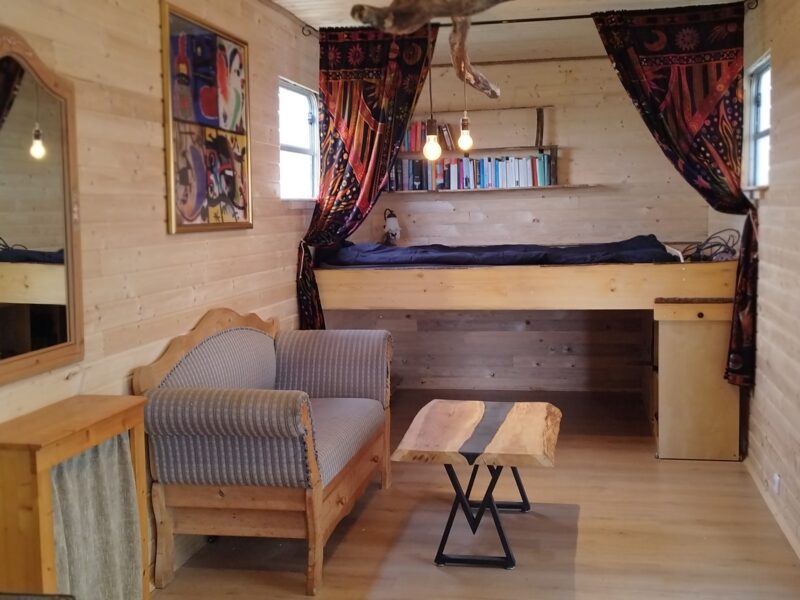 TINY HOUSE AUTARK ZIRKUSWAGEN 32 qm 5KW STROMSPEICHER TÜV 03/25