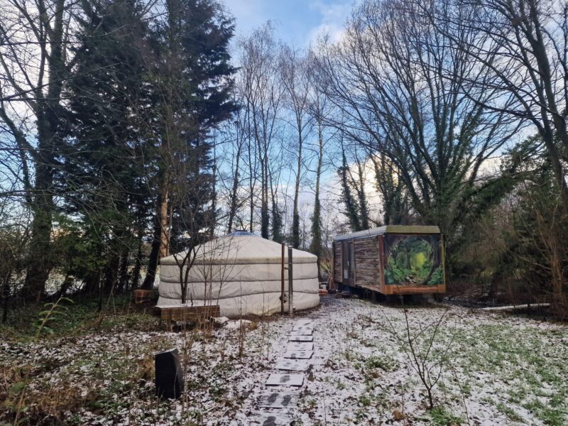 Einzigartige Wohnträume -6- meter-Yurt & Tiny House auf rädern zu verkaufen! (Combinations verkauf)