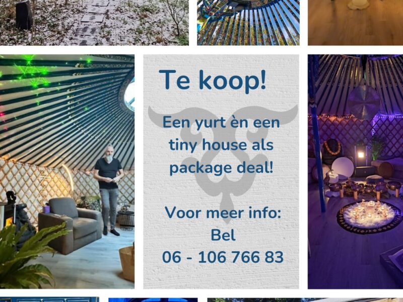 Einzigartige Wohnträume -6- meter-Yurt & Tiny House auf rädern zu verkaufen! (Combinations verkauf)