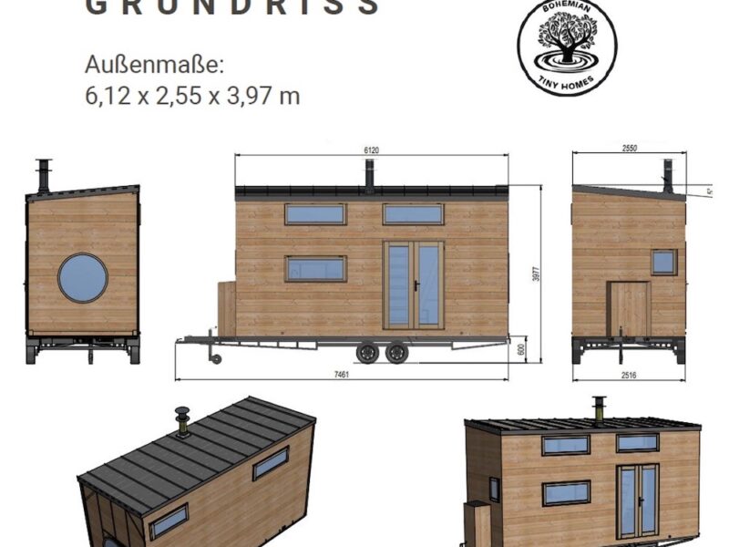 Dein neues mobiles Tiny House "Naturliebe" I einzigartige Wohlfühloase
