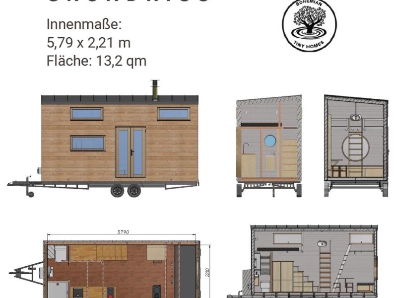 Dein neues mobiles Tiny House "Naturliebe" I einzigartige Wohlfühloase