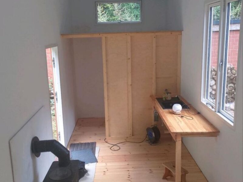Noch ausbaufähiges, gebrauchtes Tinyhouse