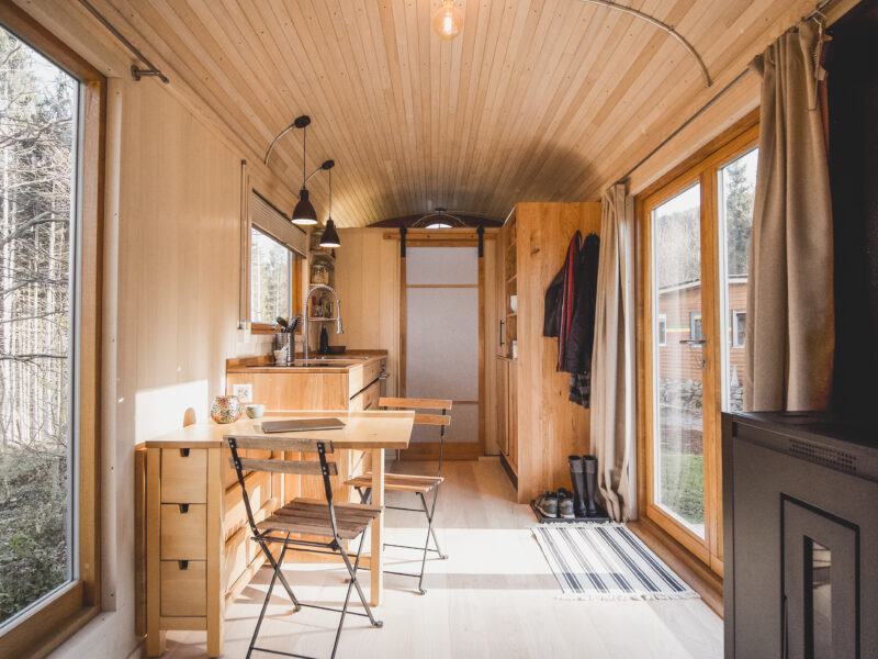 Charmantes Tiny House, Zirkuswagen