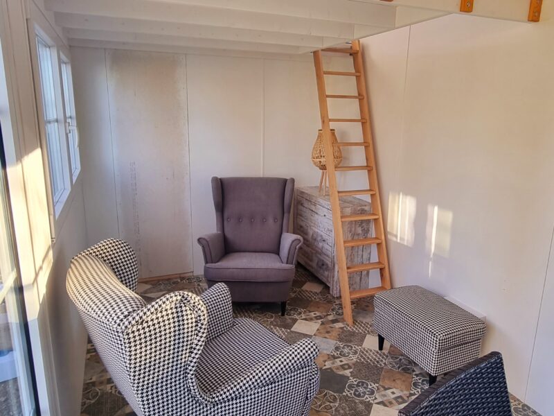 Mobiles Tinyhaus im Schwedenstil