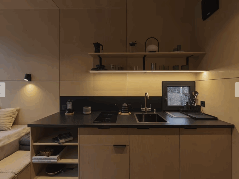 Tiny House „Svitanok 1“ – Für Glamping oder Vermietung - jederzeit individualisierbar