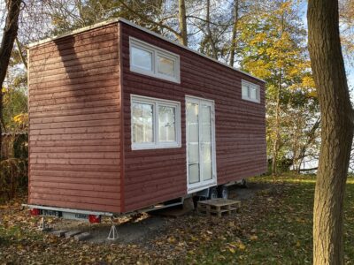 Mobiles Tinyhaus im Schwedenstil