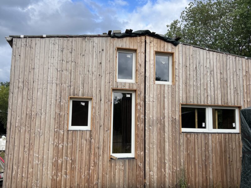 VERKAUF: Ökologisches Modulhaus - „doppeltes“ Tiny House)