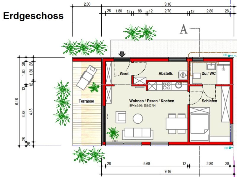 Hochwertiges 48m2 Modulhaus (3 Module)
