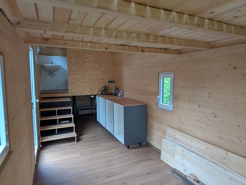 Tiny House neu - Ökologische Bauweise - Wechselbrücke