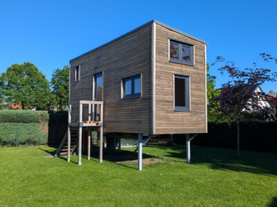Hochwertiges Tiny House auf Wechselbrücke