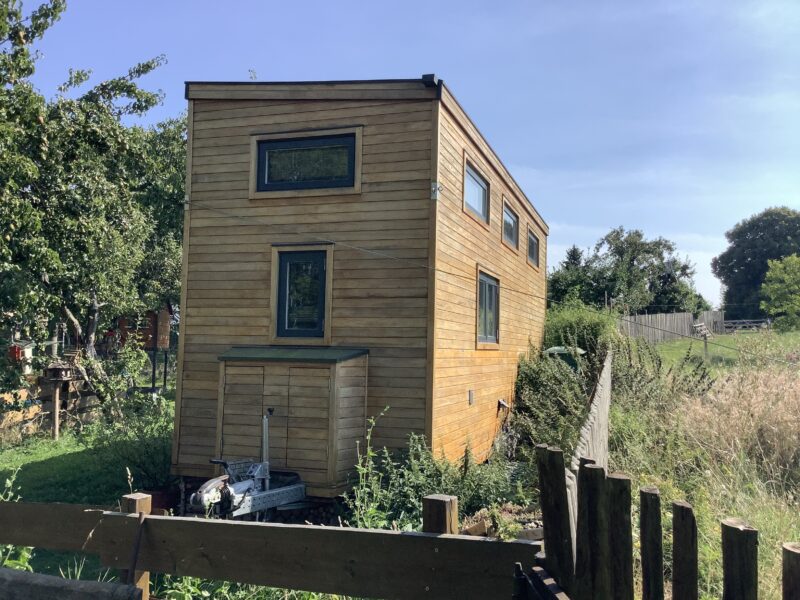 Vollökologisches Tinyhouse aus Manufaktur