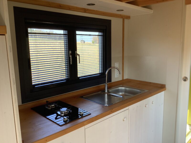 Vollökologisches Tinyhouse aus Manufaktur