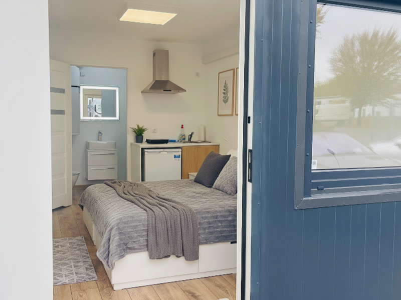 Baugenehmigungsfähig: 6x3m Wohncontainer / Modulhaus / Tiny House / Mobilheim - optional KfW55 Förderung