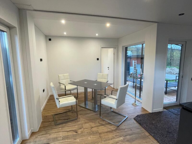 Neubau: Modernes Tiny Chalet mit Terrasse & Garten am Harzrand