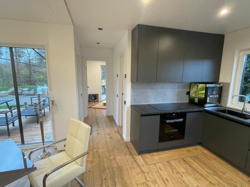 Neubau: Modernes Tiny Chalet mit Terrasse & Garten am Harzrand