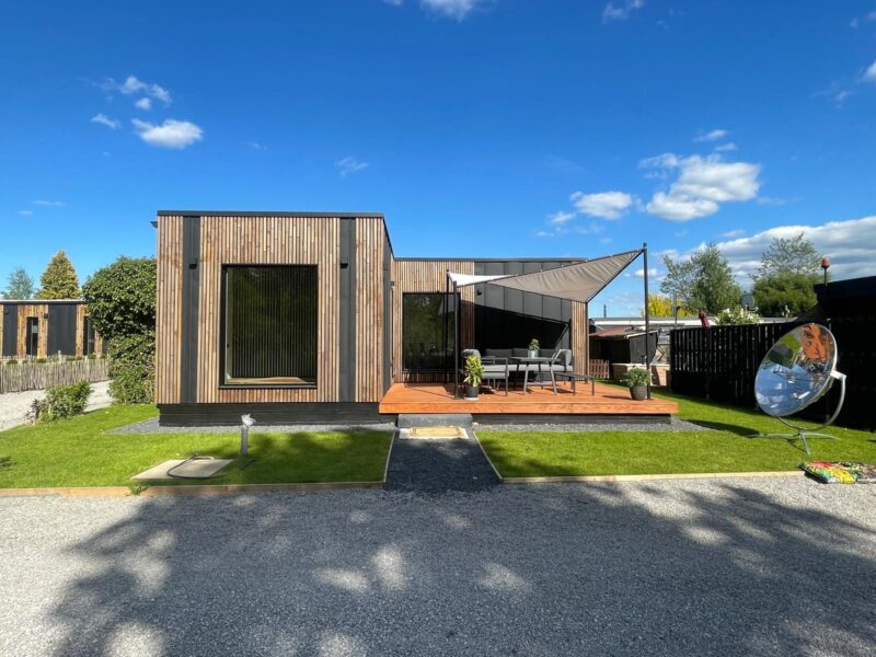 Neubau: Modernes Tiny Chalet mit Terrasse & Garten am Harzrand